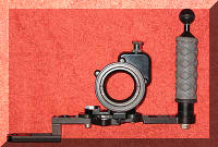 Inon lens adapter and ULCS tray. Click to enlarge.